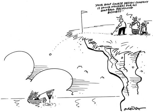 'Your golf course design company is doing wonders...'