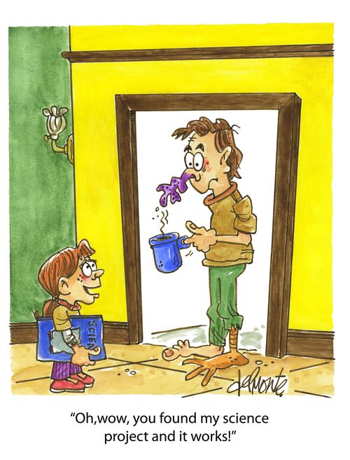 'Oh, wow, you found my science project and it works!'