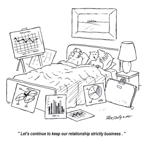 'Let's continue to keep our relationship strictly business.'
