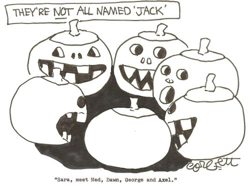 They're not all named 'Jack': 'Sara, meet Ned, Dawn, George and Axel.'