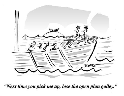 'Next time you pick me up lose the open plan galley.'