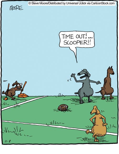 'Time out!... Scooper!!'
