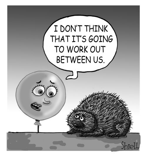 'I don't think that it's going to work out between us.'