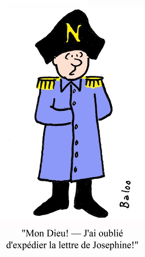 'Mon Dieu! -- J'ai oublie d'expedie la lettre de Josephine!'