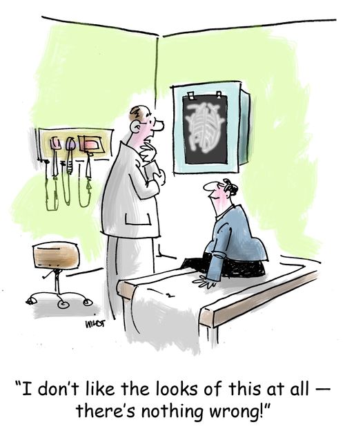 'I don't like the looks of this - there's nothing wrong.'
