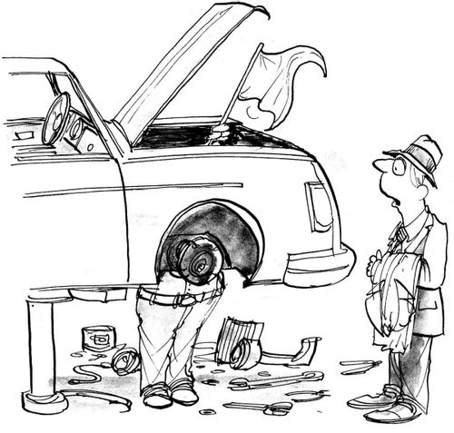 Car surrenders.
