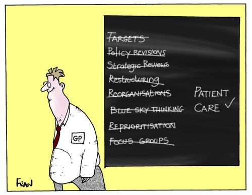 Patient care in the NHS.