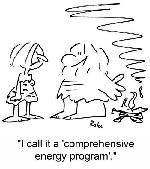 'I call it a 'comprehensive energy program.''