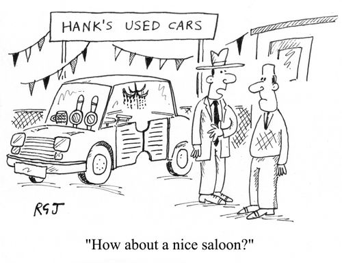 'How about a nice saloon?'