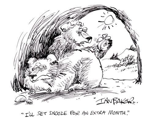'I'll set snooze for an extra month.'
