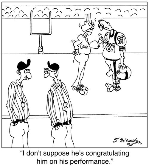 'I don't suppose he's congratulating him on his performance.'