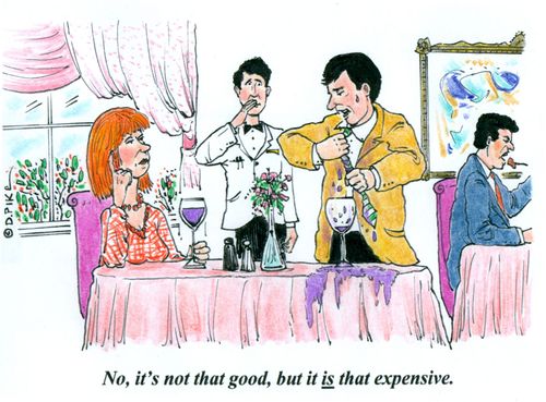'No, it's not that good, but it is that expensive.'