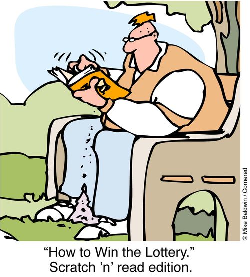 How to win the Lottery. - Scratch 'n' read edition.