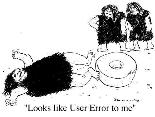 "Looks like user error to me"