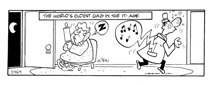 'The world's oldest gag in the IT age.'