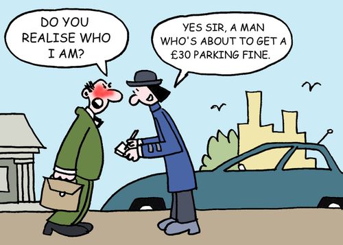 "Do you realise who I AM?"