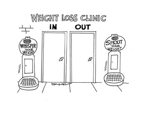 Weight loss clinic, in and out doors.