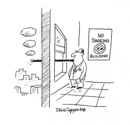 No Smoking Building.