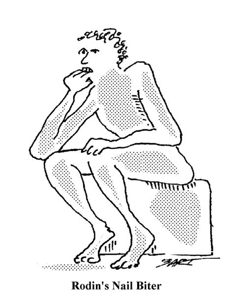 Rodin's Nailbiter.