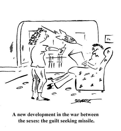 A New Development in the war between the Sexes: Guilt Seeking Missile