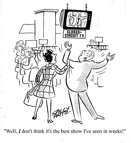'Well, I don't think it's the best show I've seen in weeks!'