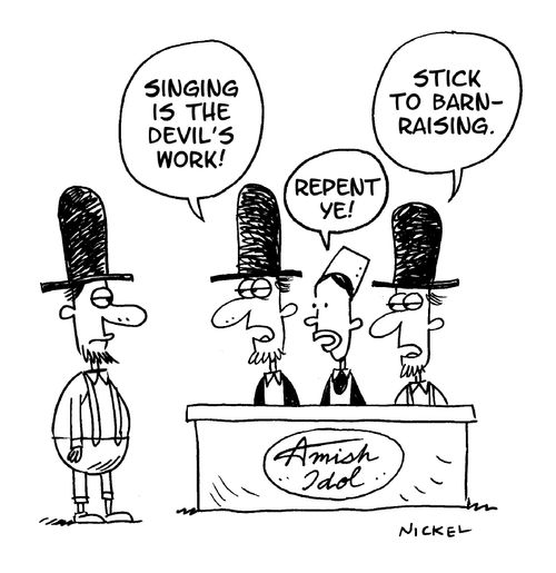 Amish Idol.