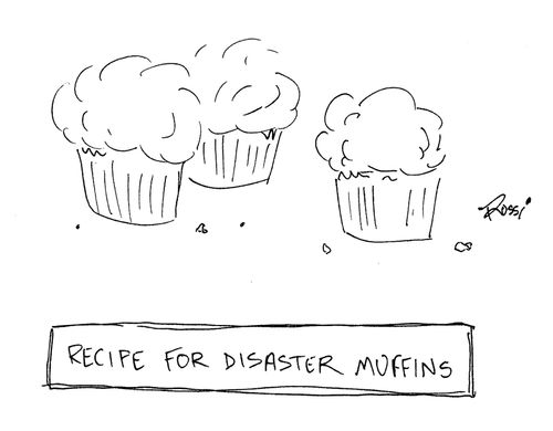 Recipe for Disaster Muffins.
