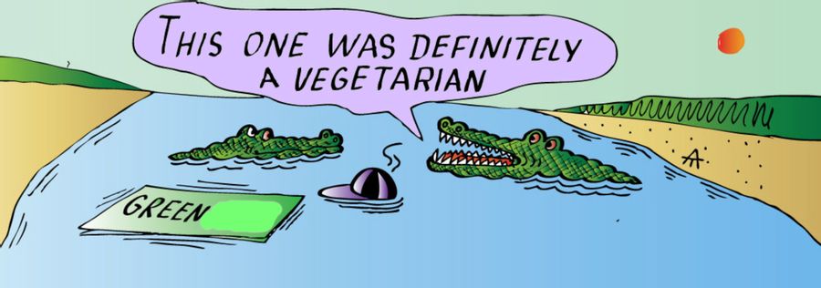 'This one was definitely a vegetarian.'