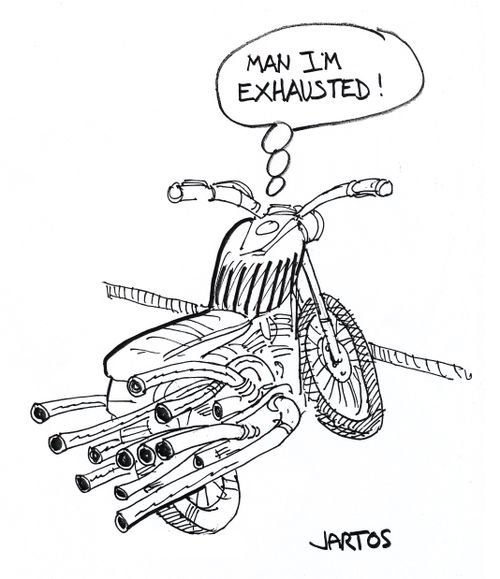 'Man, I'm exhausted!'