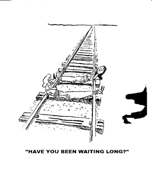 'Have you been waiting long?'