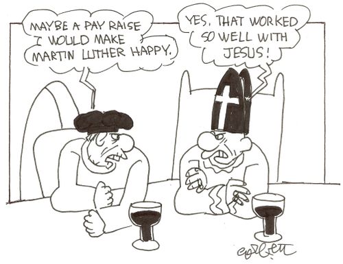 'Maybe a pay raise would make Martin Luther happy,'