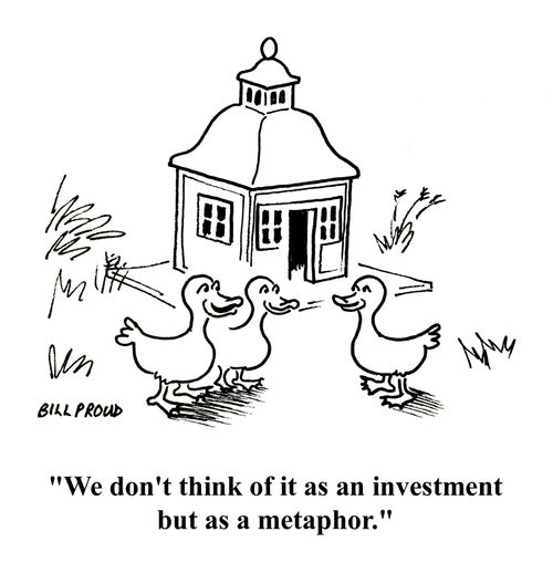 'We don't think of it as an investment but as a metaphor.'