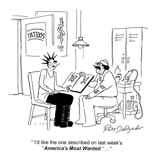 'I'd like the one described on last week's 'America's Most Wanted'...'