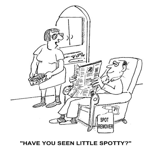 'Have you seen little Spotty?'