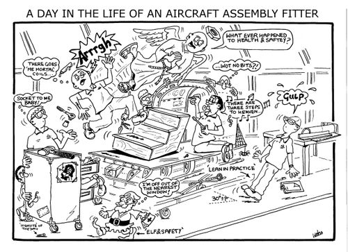 A day in the life of an aircraft assembly fitter...'