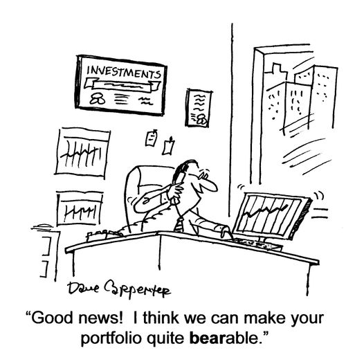 'Good news! I think we can make your portfolio quite bearable.'