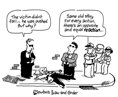 Newton's Law and Order.