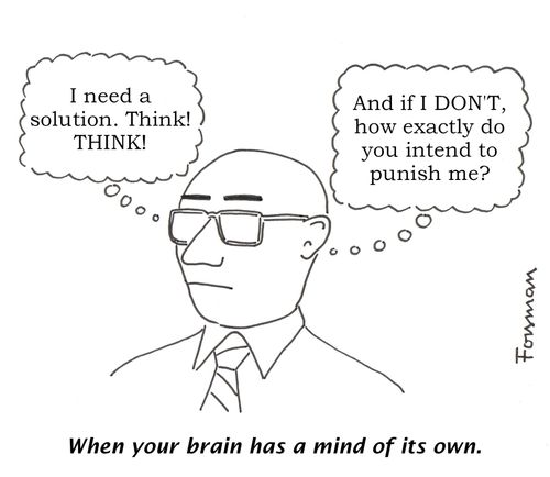 When your brain has a mind of its own,