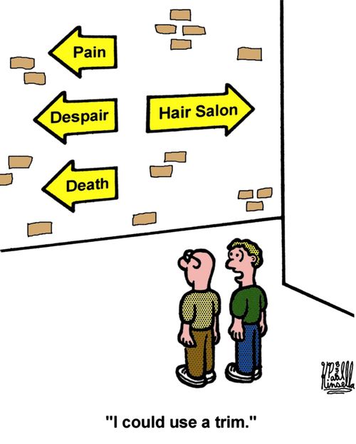 'I could use a trim.'
