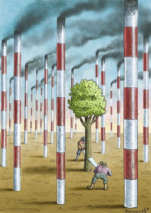 A forest of Chimneys.