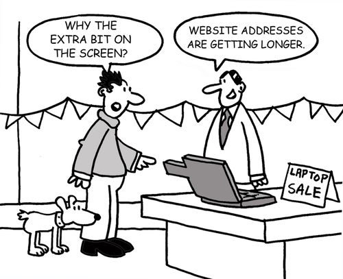 'Why the extra bit on the screen?'