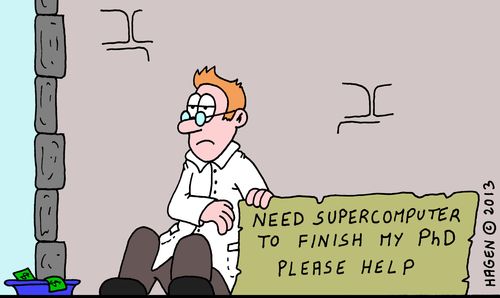 Need Supercomputer to finish my PhD, Please Help.