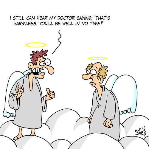 'I can still hear my doctor saying: 'That's harmless. You'll be well in no time!''