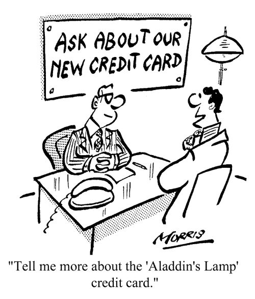 Ask about our new credit card - Tell me more about the 'Aladdin's Lamp' credit card.