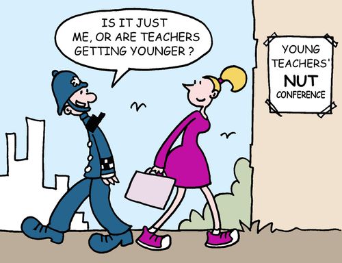 Is it just me, or are teachers getting younger?