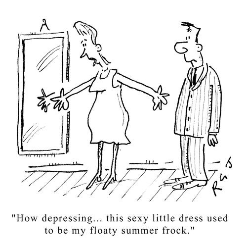 How depressing... this sexy little dress used to be my floaty summer frock.