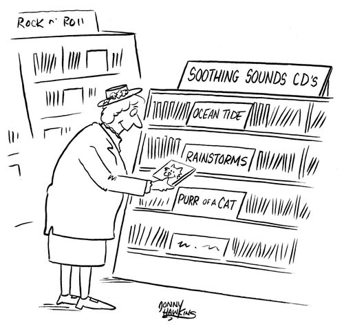 Soothing Sounds have 'Purr of a Cat'.