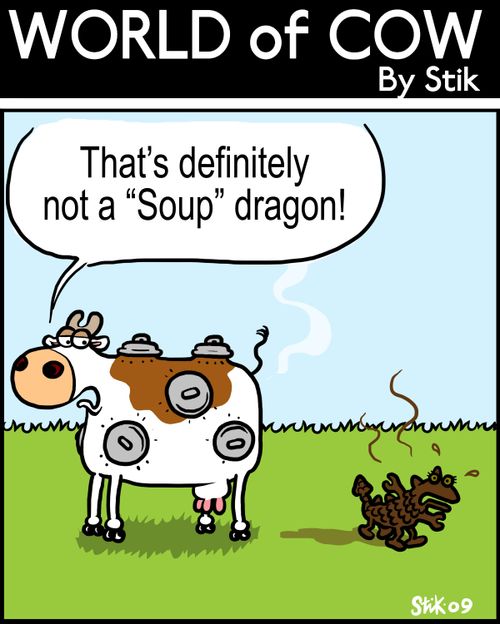 That's definitely not a 'Soup' dragon!