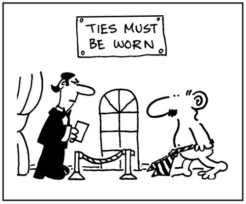 'Ties must be worn.'