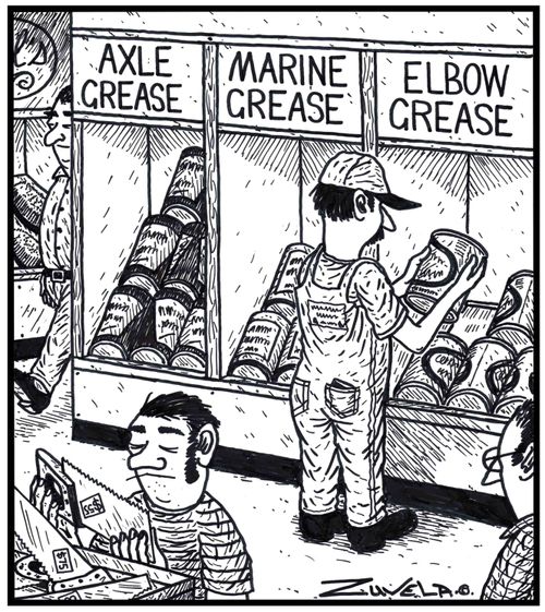 Axle greaseMarine greaseElbow grease .